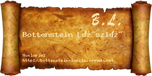 Bottenstein László névjegykártya
